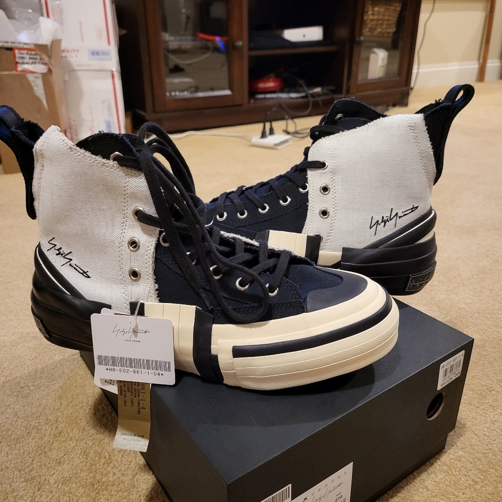 Yohji yamamoto layered sneaker xvessal rare size 42 brand new luxury sneaker